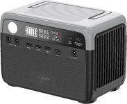 revolt Powerstation & Solar-Generator HSG-230, 230 Wh, 230 Volt, 300 Watt, reine Sinuswelle