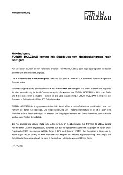 Pressemitteilung_Ankündigung 1. Holzbau Kongress Stuttgart SHK2023.pdf