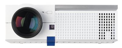 SceneLights LED-LCD-Beamer LB-9200 mit Media-Player, 1280 x 800 Pixel (HD) und 2.400 Lumen