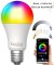 Luminea Home Control Smarte WLAN-LED-Lampe LAV-400.rgbw, E27, Matter-kompatibel, RGB, CCT, 806 Lumen