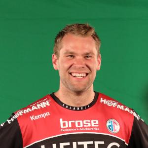 Der HC Erlangen freut sich über den Einsatz von Abwehrchef Petter Overby / Jocki_Foto, Erlangen