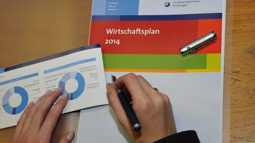 Die Vollversammlung der Handwerkskammer Reutlingen hat den Wirtschaftsplan für das Jahr 2014 einstimmig beschlossen