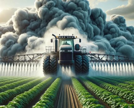 DALL·E-2024-03-29-06.21.51-A-photorealistic-image-of-a-menacing-large-tractor-spraying-pesticid.webp