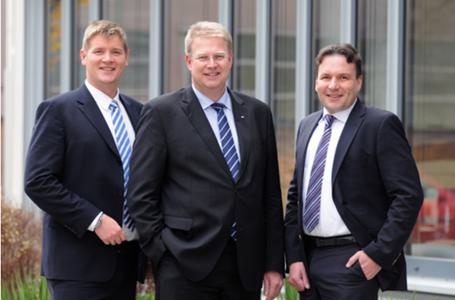Führen ab sofort gemeinsam die Geschäfte der TÜV SÜD CRS (v.l.n.r): Dr. Peter Beermann, Roland Vogt und Karsten Storch
