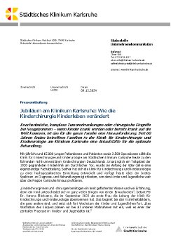 091224_PM_Klinik für Kinderchirurgie und Kinderurologie feiert 60_final.pdf