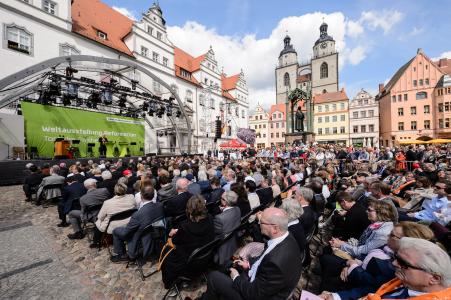 Weltausstellung Wittenberg Marktplatz