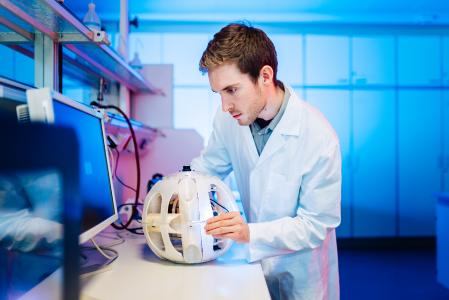 Die Klügere gibt nach - Hochschule Bremen entwickelt biologisch inspirierte Tauchdrohne / credit: "Jonas Ginter, Innowi 2019"