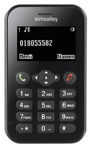 simvalley MOBILE Mini-Handy RX-482 mit Bluetooth