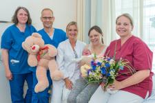 P.v.l.n.r.: Ramona Fuchs, Dr. Norbert Wagner, Dr. Hanna Maria Hanna, Manuela Paska Knezevic, Kathrin Buchleither. Bild: Markus Kümmerle