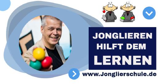 Jonglieren hilft dem lernen > www.Jonglierschule.de