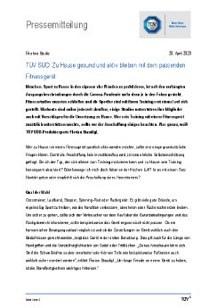 TUEV SUED Zu Hause gesund und aktiv bleiben mit dem passenden Fitnessgeraet.pdf
