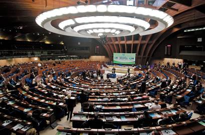 Plenarsaal des Europarats © Foto: PPCOE/Wikimedia Commons