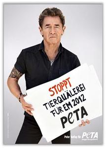 Peter Maffay mit PETA gegen Hundetötungen in der Ukraine / © Marc Rehbeck für PETA