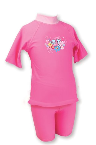 Sun Protection One Piece Suit, pink 909016.jpg