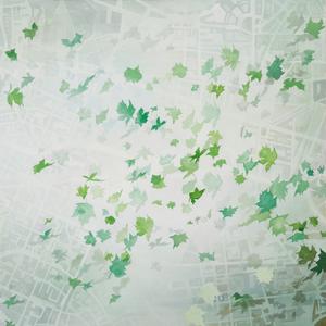 Claudia Mitzinneck Wind 2012Acrylfarbe Papier MDF