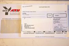 Prämienscheck der BKK A.T.U
