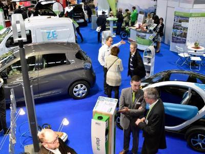 Sonderschau "Elektromobilität, Speichern, Laden" auf der GETEC