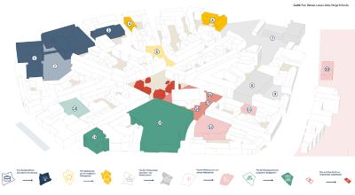 Eine Anerkennung erhielten die TH-Studierenden Paul Dewan, Lukas Lübke und Helge Schaubs für ihr Projekt Vielfaltstadt Kiel / Grafik: Dewan, Lübke, Schaubs
