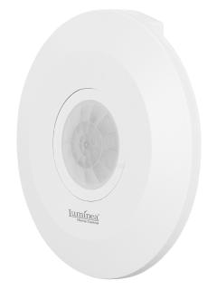 Luminea Home Control Extra-flacher WLAN-PIR-Bewegungsmelder XMD-101.app mit App, 360°, 230 Volt