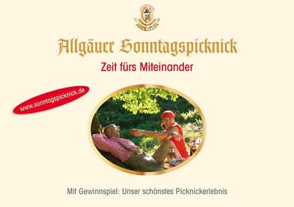 Nach dem Motto "Zeit fürs Miteinander" sucht die Meckatzer Löwenbräu bis Ende September die schönsten Picknickerlebnisse. Wer mitmachen möchte, geht einfach auf die Webseite www.sonntagspicknick.de – es locken tolle Preise