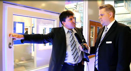 Ein Video vom Messestand stellt die Neuheiten der Batimat vor