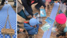 Im Rahmen des GRD-Workshops Für MEER Inklusion durchlaufen die Kinder verschiedene Sinnesstationen. Auf diese Weise werden die Schüler:innen mit dem Ozean und seinen Bewohnern vertraut gemacht.