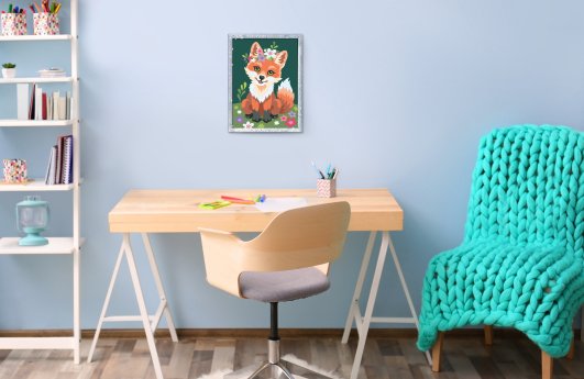 Ravensburger CreArt Blumiger Fuchs Dekorationsszene.jpg