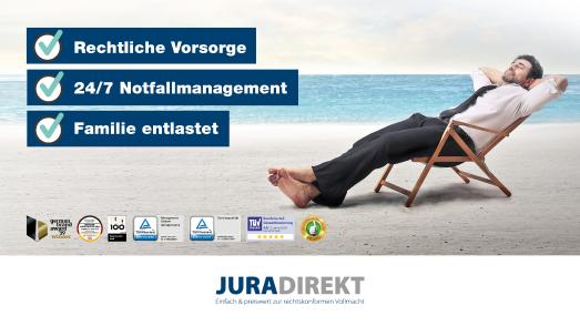 Entspannt ausfallen durch frühzeitige rechtliche Vorsorge und umfangreiche Notfall-Lösungen!