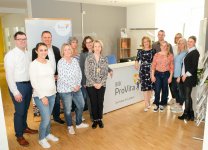 Die Mitarbeiterinnen und Mitarbeiter der BKK ProVita im Service-Center Ingolstadt freuen sich auf den Besuch von Versicherten und Interessierten.