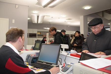 Die neugestalteten Arbeitsplätze