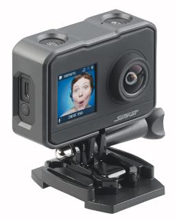 NX 6101 06 Somikon UHD Action Cam DV 3817 mit 2 Displays. WLAN und Sony Bildsensor / Copyright: PEARL.GmbH / www.pearl.de