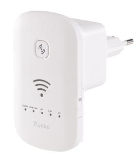 7links Dualband-WLAN-Repeater, Access Point & Router, 1.200 Mbit/s, WPS-Taste