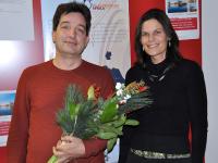 Präsidentin Muriel Helbig als erste Gratulantin, Foto (THL)