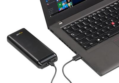 revolt USB-Powerbank PB-220 mit 20.000 mAh, 2 USB-Ports, 2,4 A, 12 Watt
