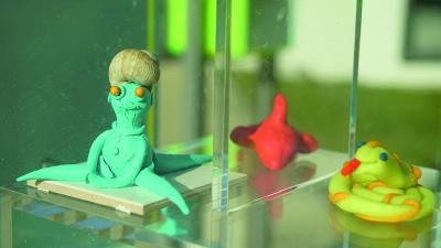 "Knete in der Kiste": Bunte Ausstellung im Klinikum Christophsbad