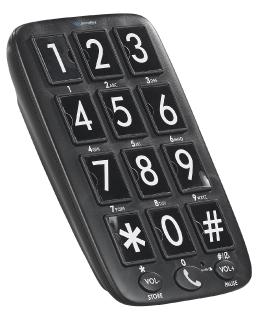 simvalley communications Senioren-Festnetz-Telefon XLF-30 mit 12 Foto- Schnellwahl-Tasten, Freisprecher
