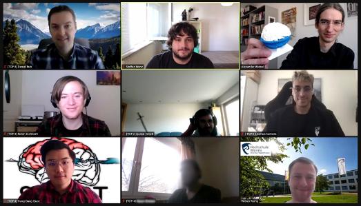 Dieses Jahr erhält „SIVERT-Vis“ die Team-Auszeichnung. Das Team erstellte ein Visualisierungsmodul für die mächtige und komplexe Open-Source-Software „OpenWalnut“ zur Visualisierung von Protonenbewegungen. Foto / Werner König