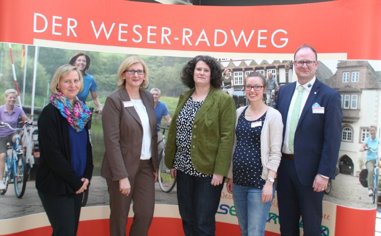 Weser-Radweg Infotage mit Radverkehrsanalyse Weser-Radweg 2015.JPG