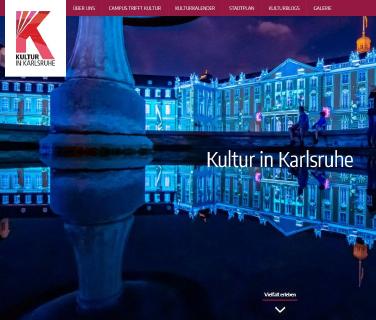 Relaunch Kultur in Karlsruhe Webseite