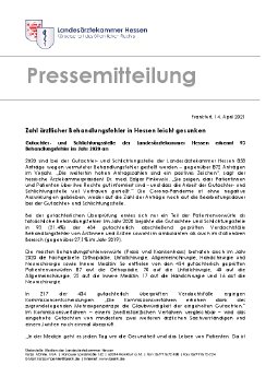 PM der Landesärztekammer_Zahl ärztlicher Behandlungsfehler in Hessen leicht gesunken.pdf