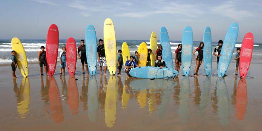 Surfing in Cadiz