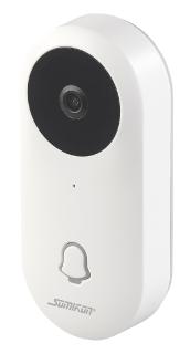 Somikon WLAN-HD-Video-Türklingel VTK-220 mit App, Gegensprechen, 156°-Bildwinkel, Akku