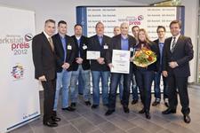 1. Platz des Deutschen Werkstattpreises 2012: Das Team von Fahrzeugtechnik Gembe 
