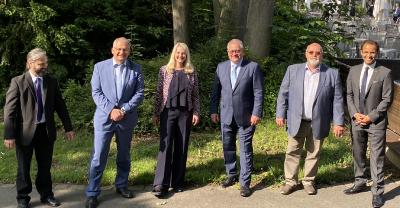 Frank Jonas, Reimund Niederhöfer, Dagmar Groß-Mauer, Johannes Lauer, Andreas Müller, Andreas Unger (v. l. n. r.)