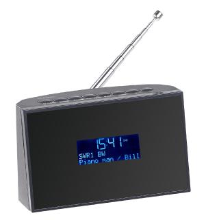auvisio Digitaler DAB+/FM-Tuner zum Aufrüsten von HiFi-Anlagen DOR-270 mit Radiowecker