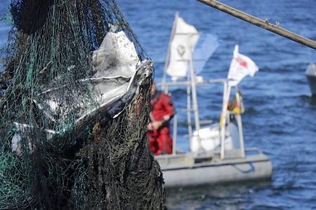 Vor Rügen geborgenes Geisternetz. © Christian Till