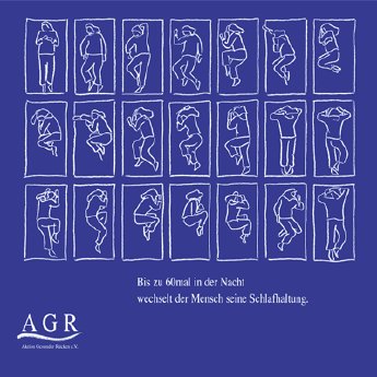 Nachts wechselt der Mensch bis zu 60 mal seine Schlafposition. Eine Herausforderung für die.gif