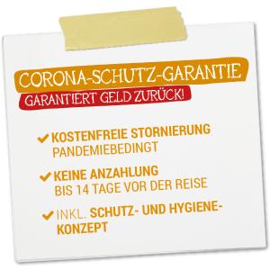 Corona-Schutz-Garantie