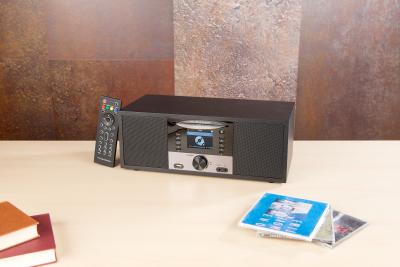 VR-Radio Stereo-Internetradio m. CD-Player, DAB+/FM, Farbdisplay, Wecker, 32 W