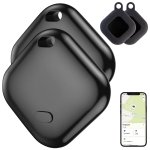   Callstel 2er-Set Gegenstandsfinder SGF-25, AirTag-zertifiziert, Wo ist?-App, IPX4 Case
